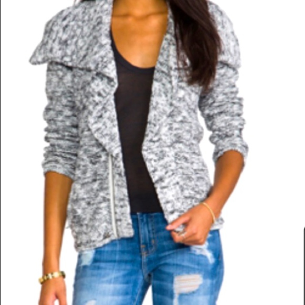 Central Park West zip sweater